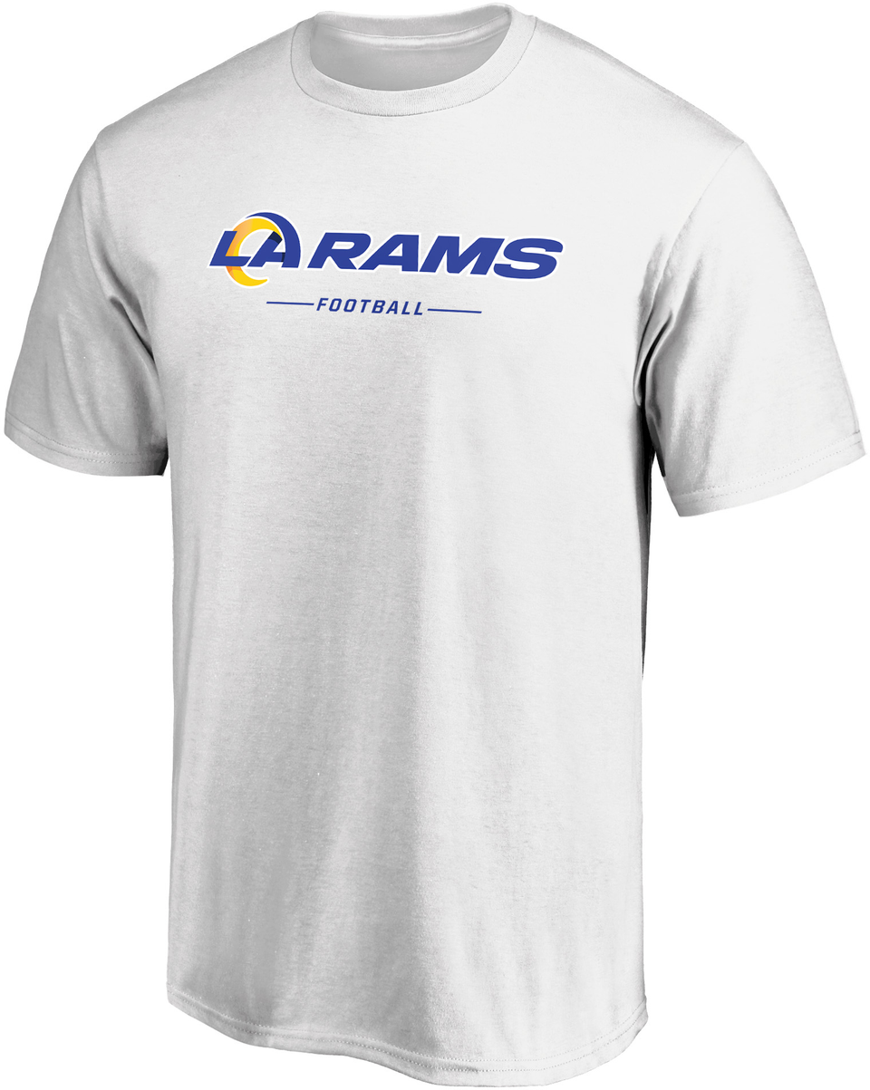 Los Angeles Rams White Fanatics Lockdown Shirt