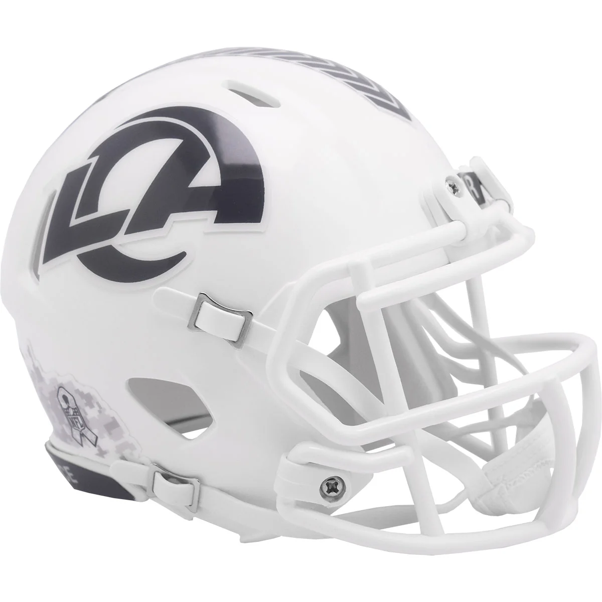 Los Angeles Rams 2024 Riddell Salute to Service Speed Mini Helmet