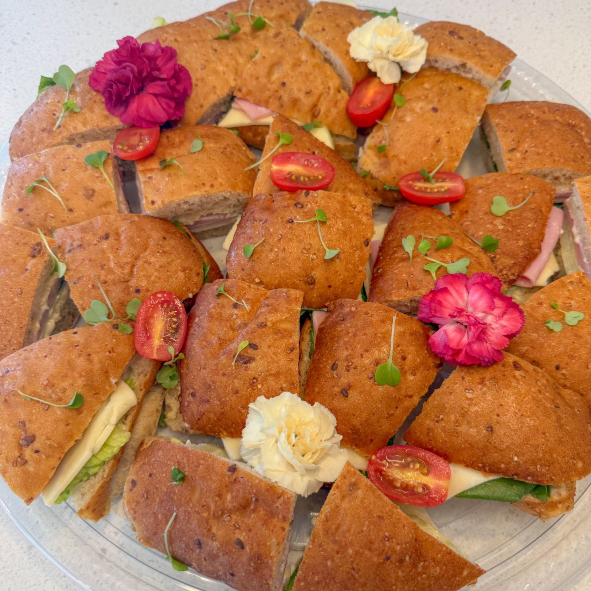 Turkey & Cheese Sandwich Platter