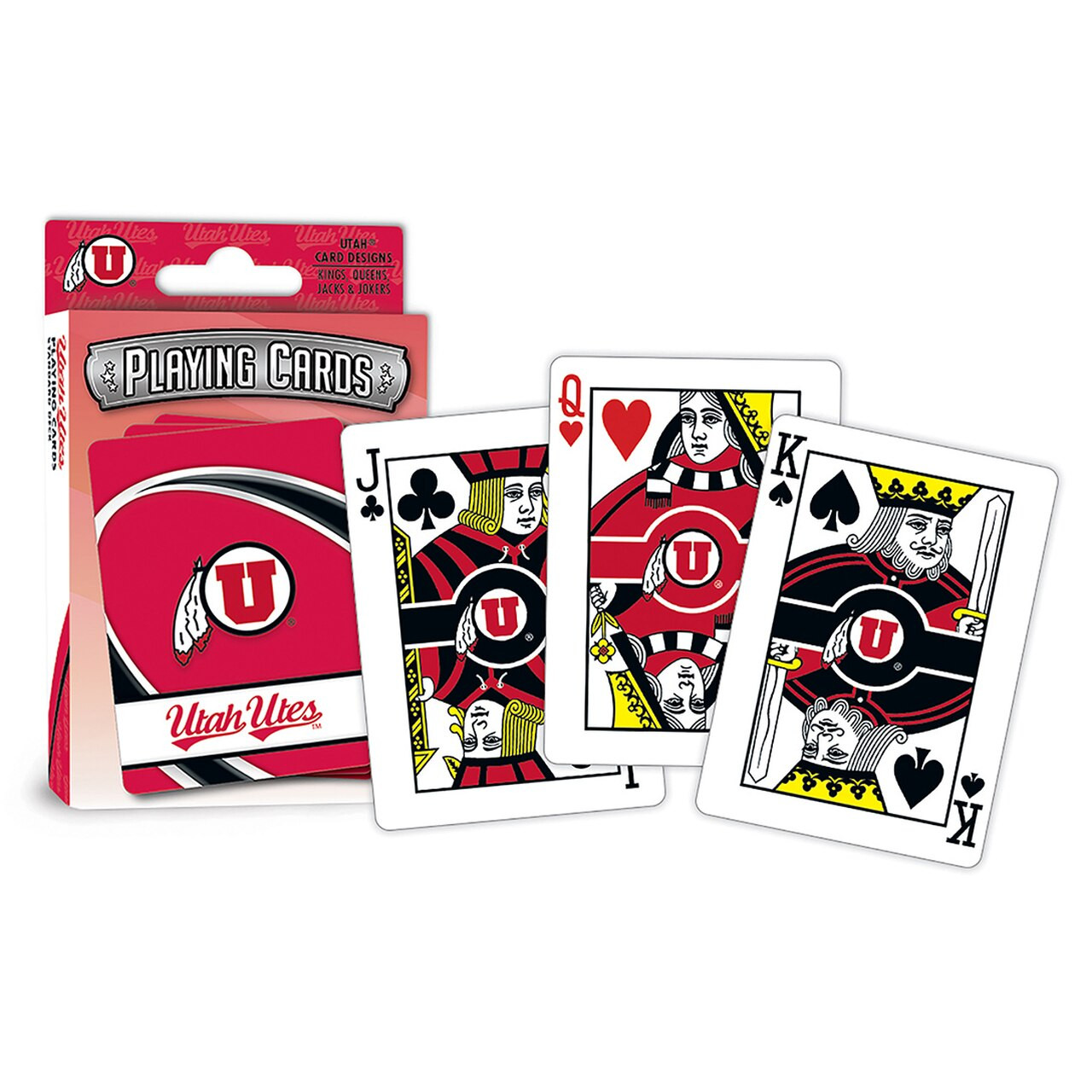 Utah Utes Logo Playing Cards