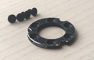 Light Weight Motor Mount Spacer Black 60585