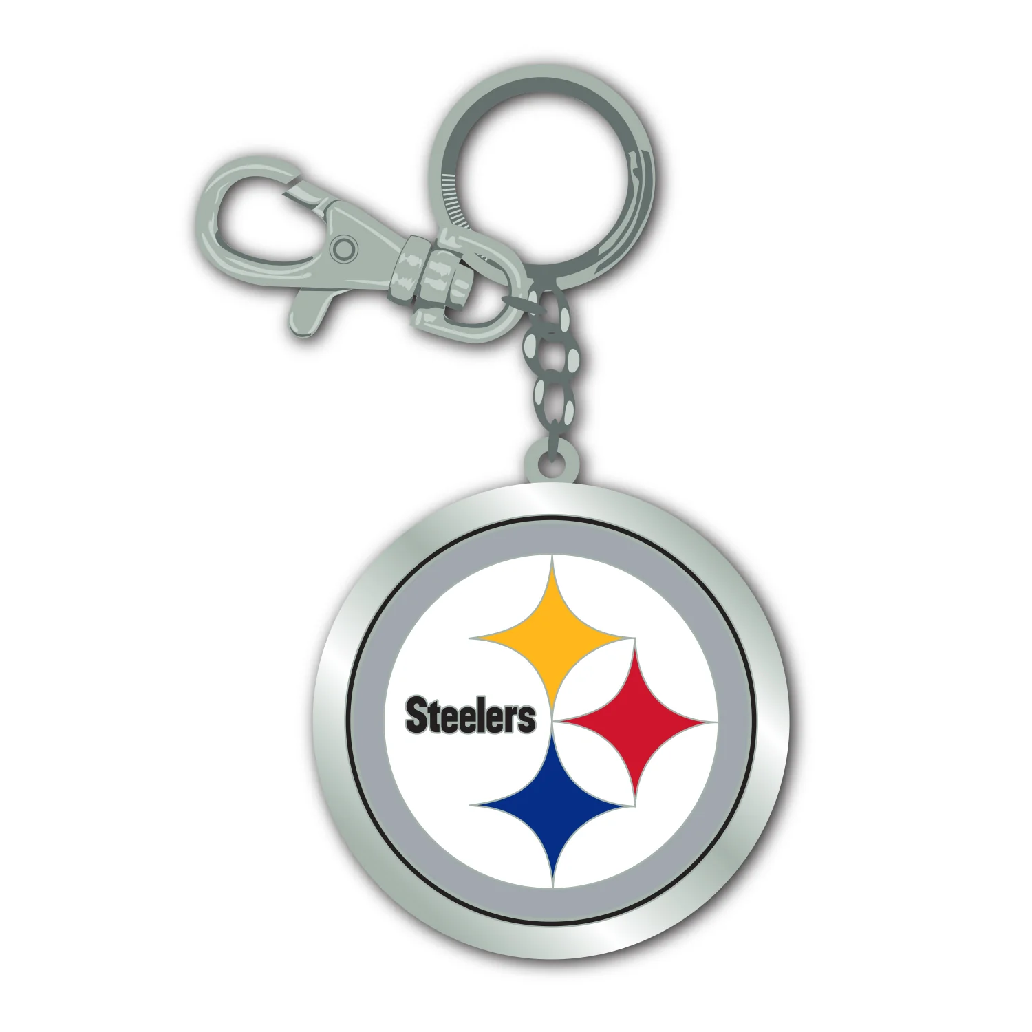 Pittsburgh Steelers Mojo Chrome Keychain