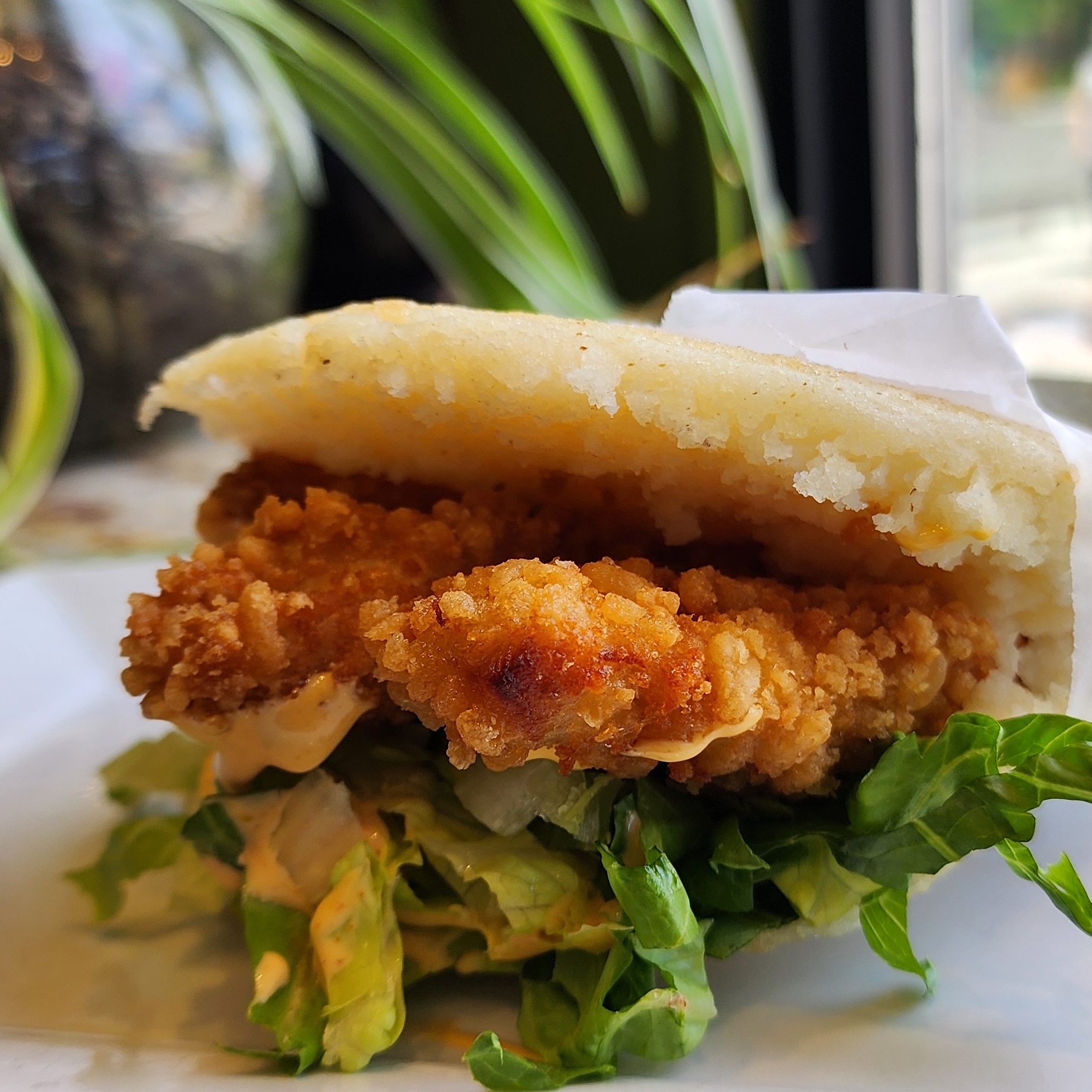 Crispy Chicken Arepa