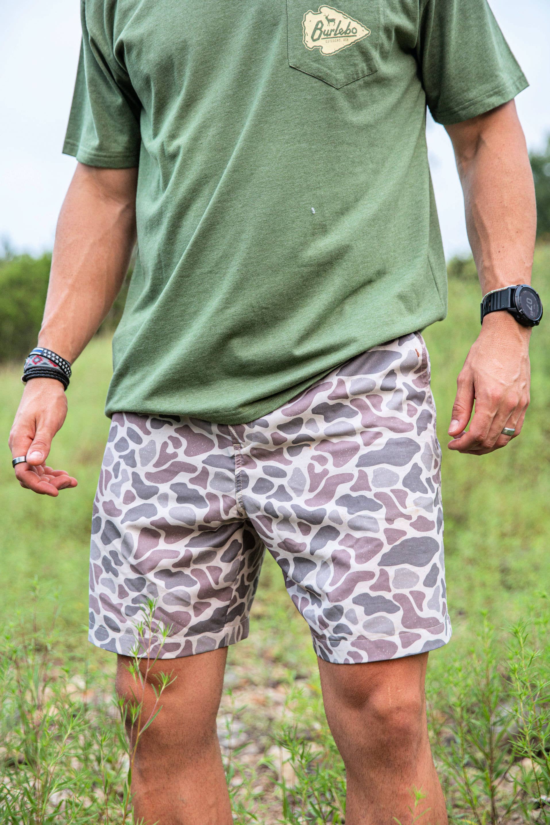 Classic Deer Camo Men's Everyday Shorts