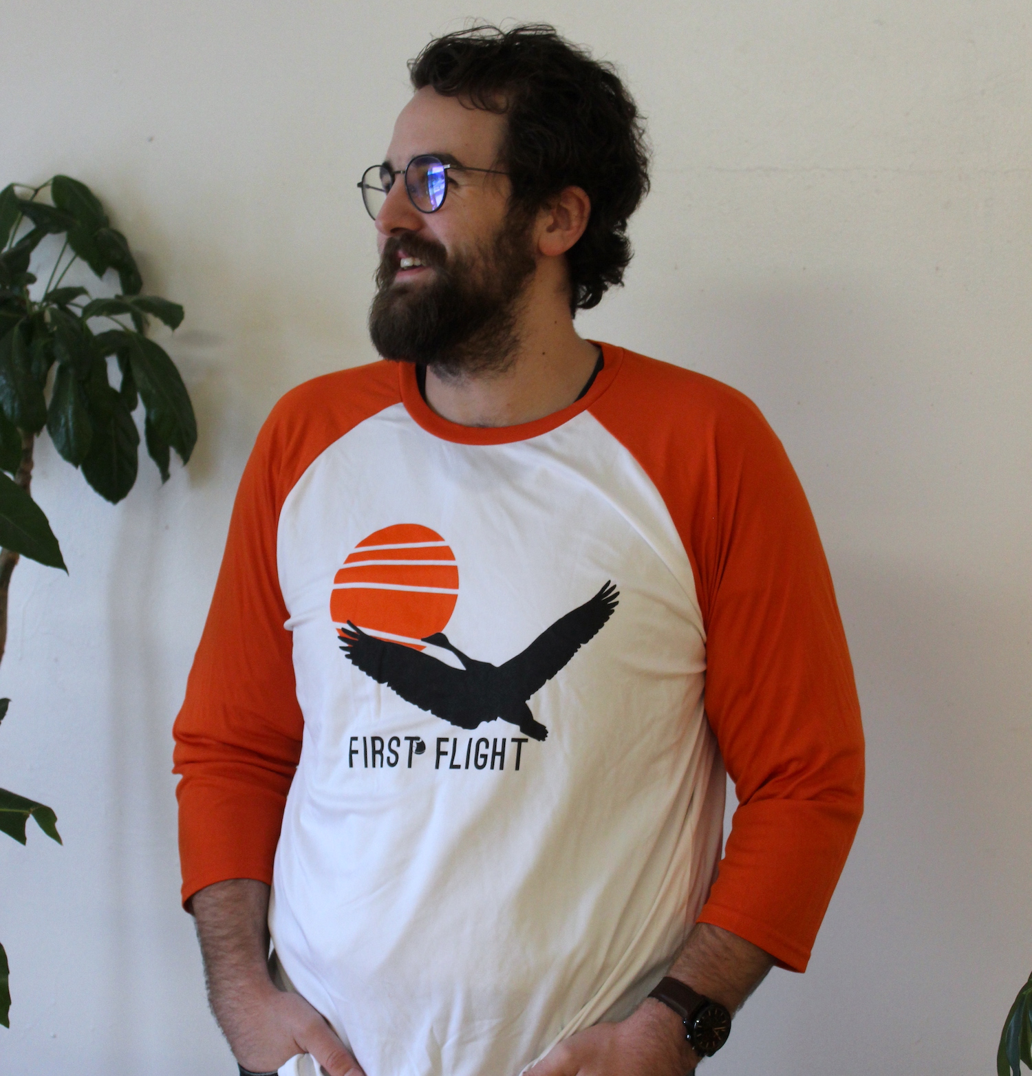 First Flight Two Planks Baseball Tee