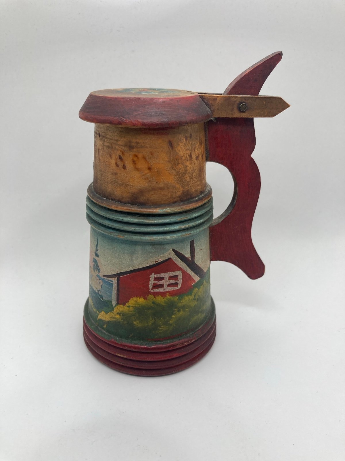Stein Swedish wooden beer mug 4β