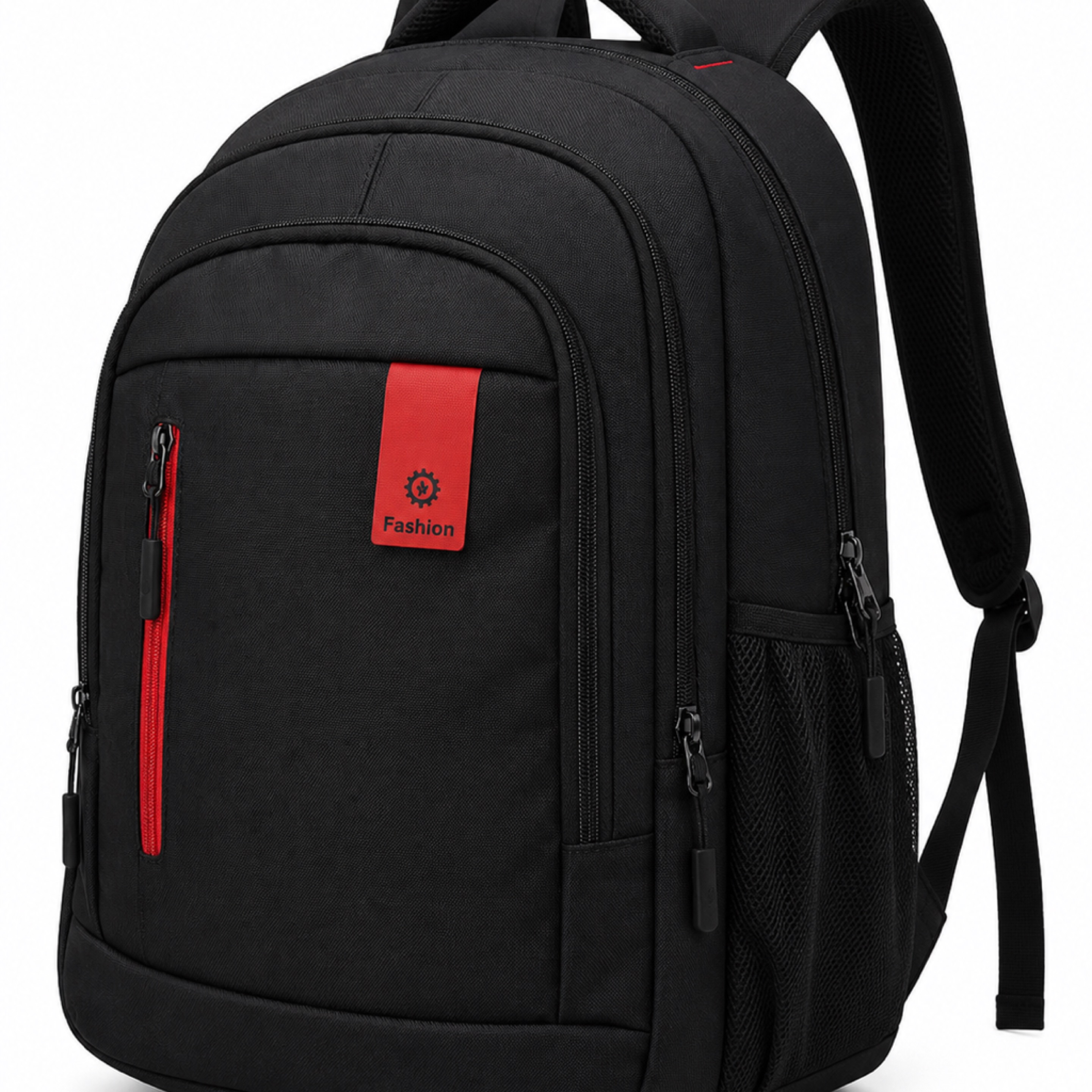 Black Multi-Compartment Backpack