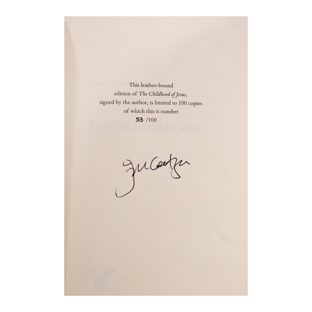 Coetzee, J.M. -- The Childhood of Jesus [Book]