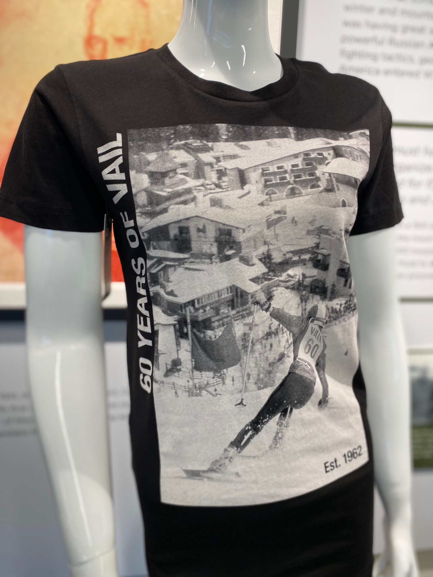 Vail Skier Tshirt Trapper of CO