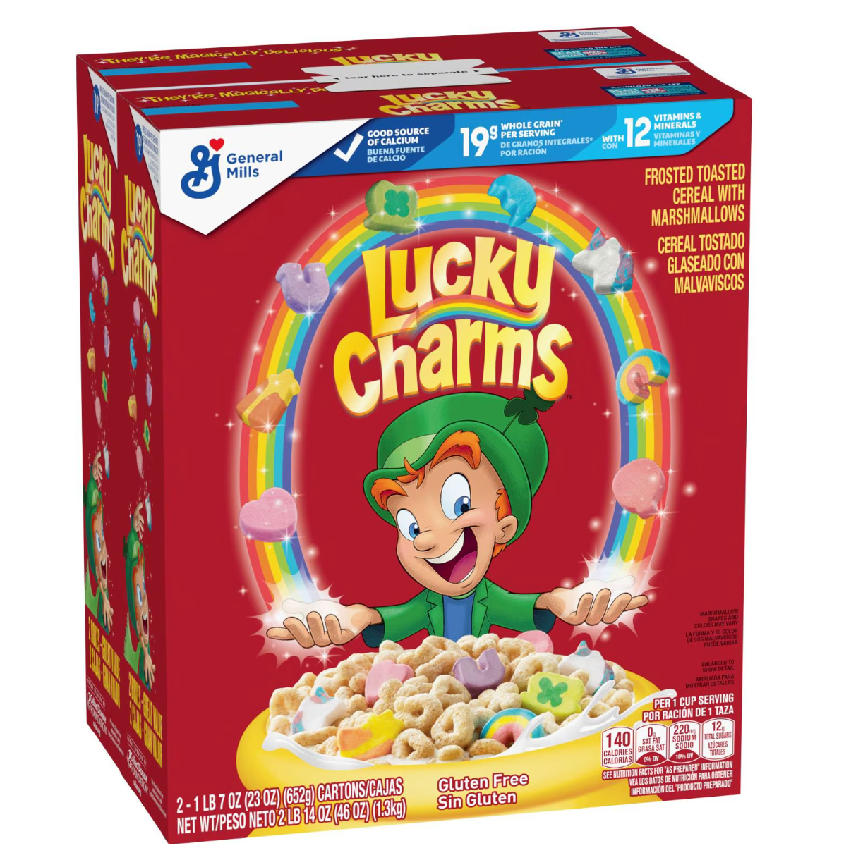 Lucky Charms with Marshmallows, 46 oz.