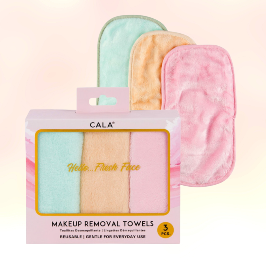 CALA Makeup Removal Microfiber Cleansing Facial Towel (3PK) — Bama Tan boutique, Tuscaloosa AL