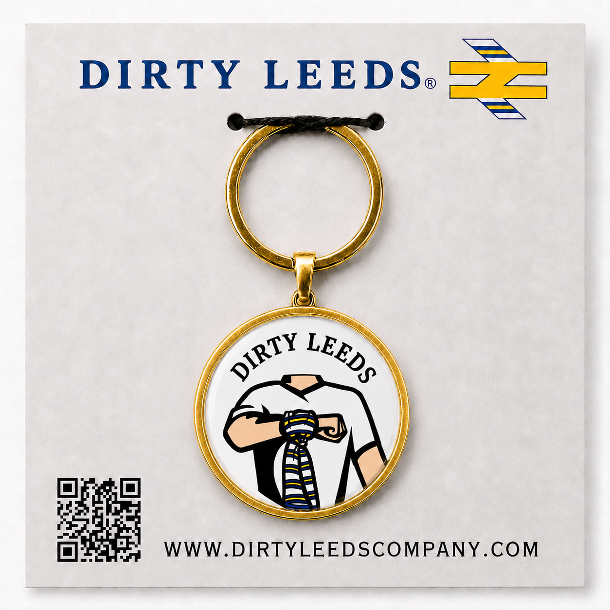 dirty leeds white and gold keyring salute.png