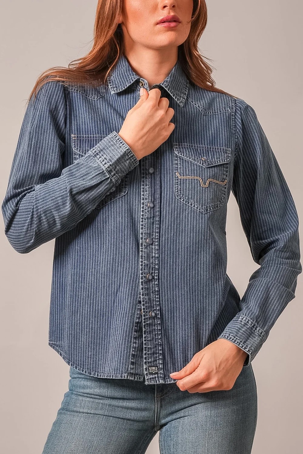 Kimes Ranch Frankie Indigo Stripe