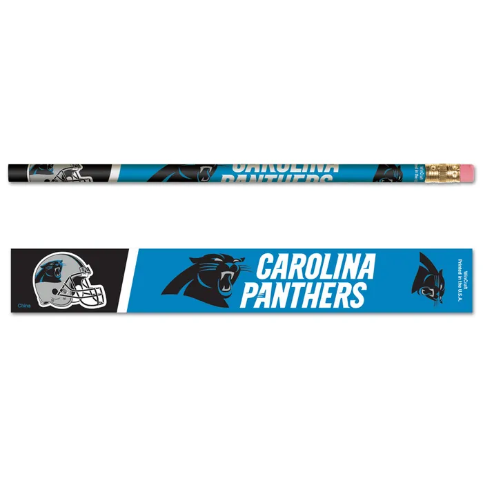 Carolina Panthers Pencil 6 Pack