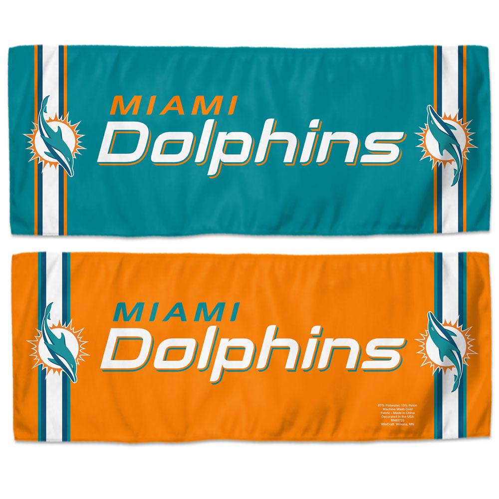 Miami Dolphins Cooling Towel 12x30"