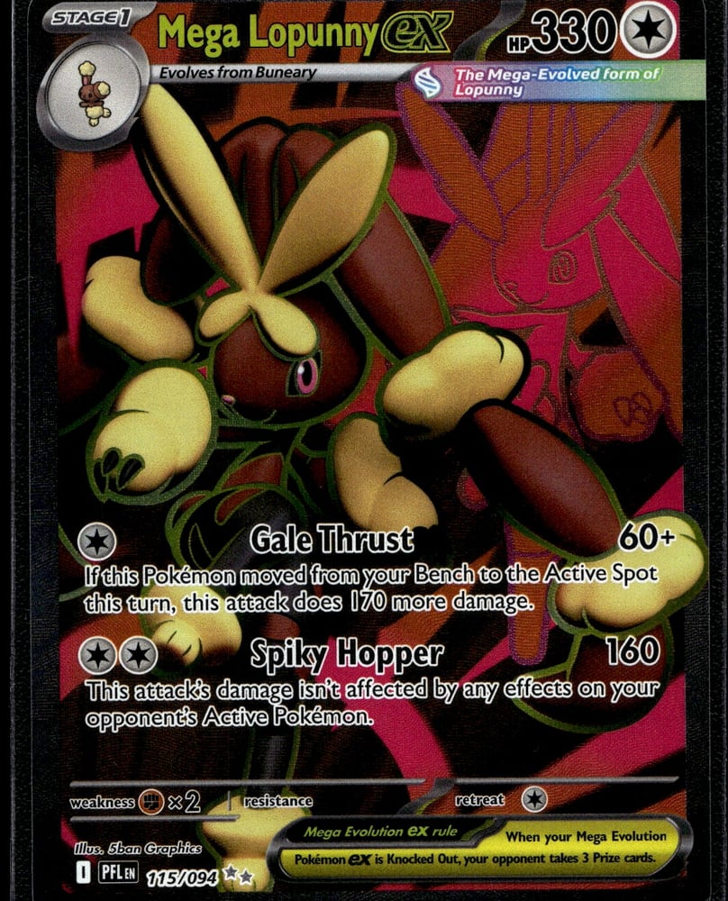 Mega Lopunny ex - ME02 115/94