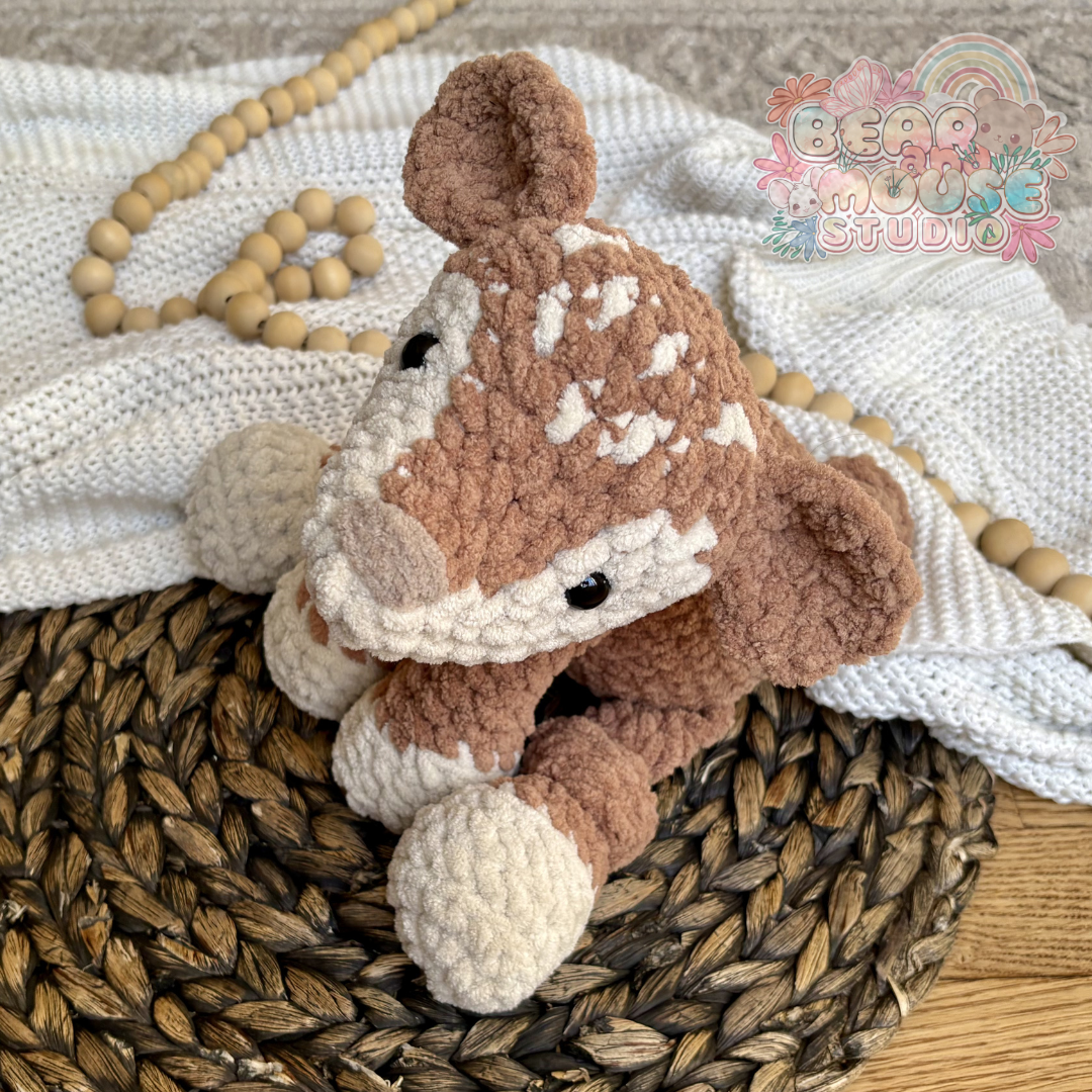 Spotted Fawn Knotted Plushie preview image