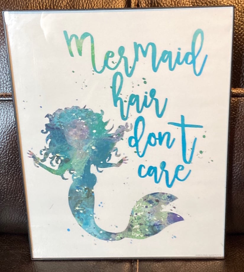 Mermaid Picture in frame 14x11β