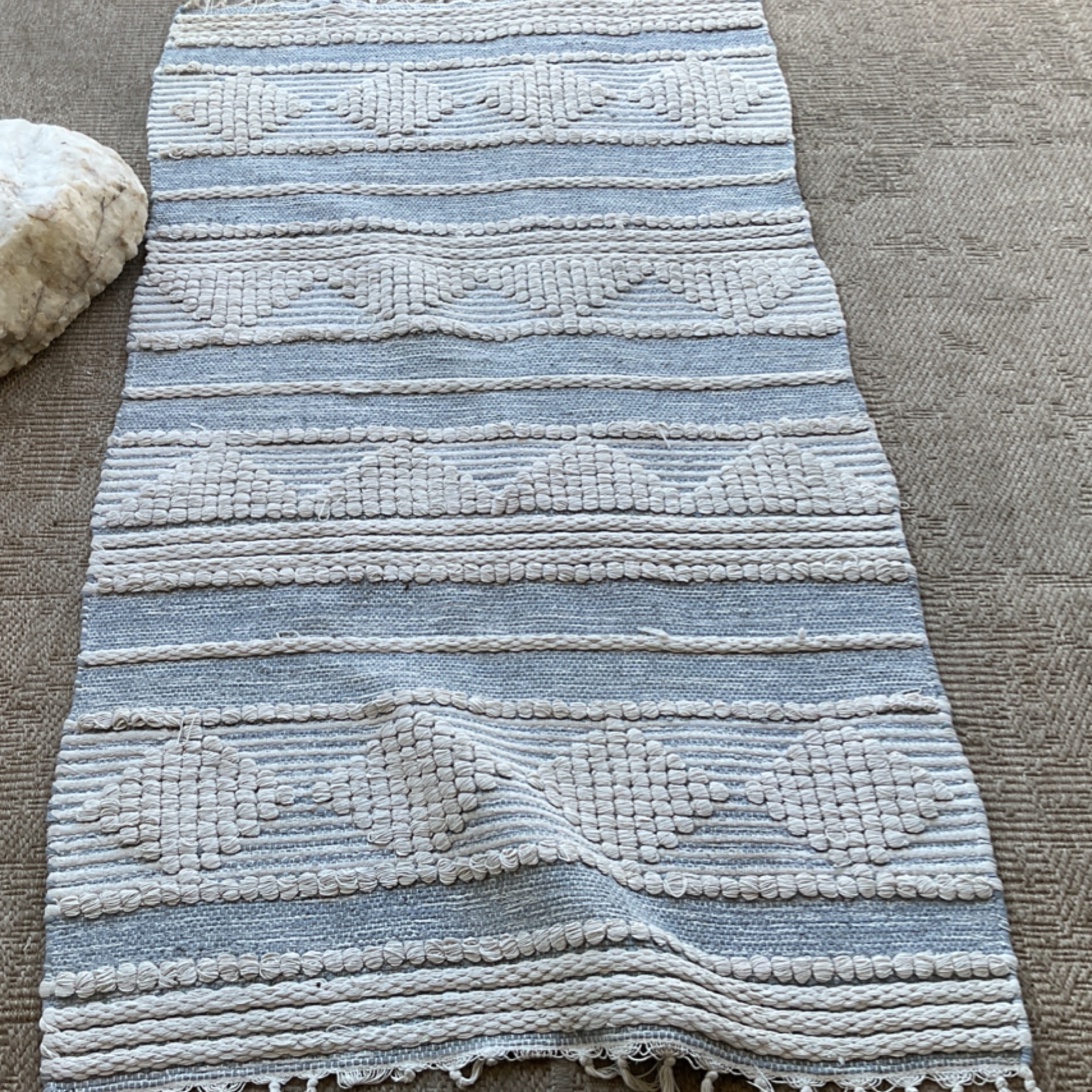 Blue/White Rug