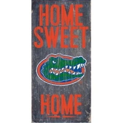 Florida Gators Wood Home Sweet Home Sign 6x12"