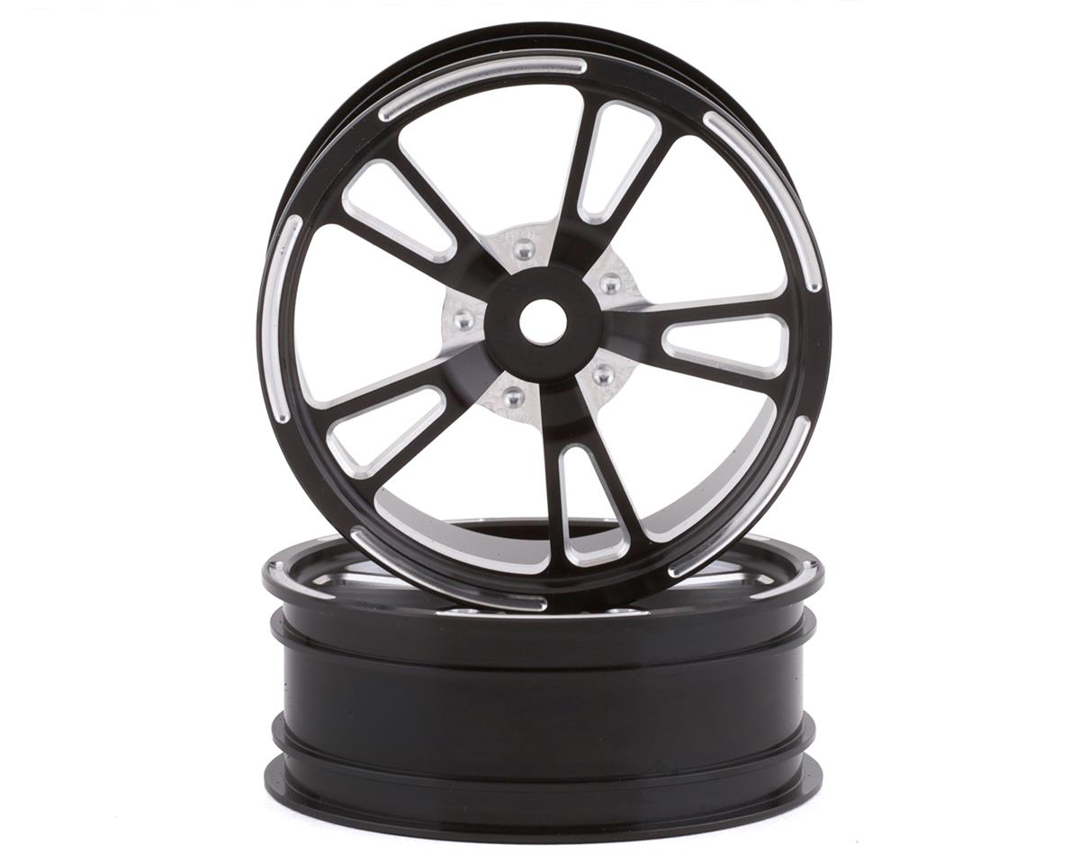V Spoke Front 2.2" Wheels Black