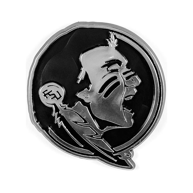 Florida State Seminoles Silver Auto Emblem