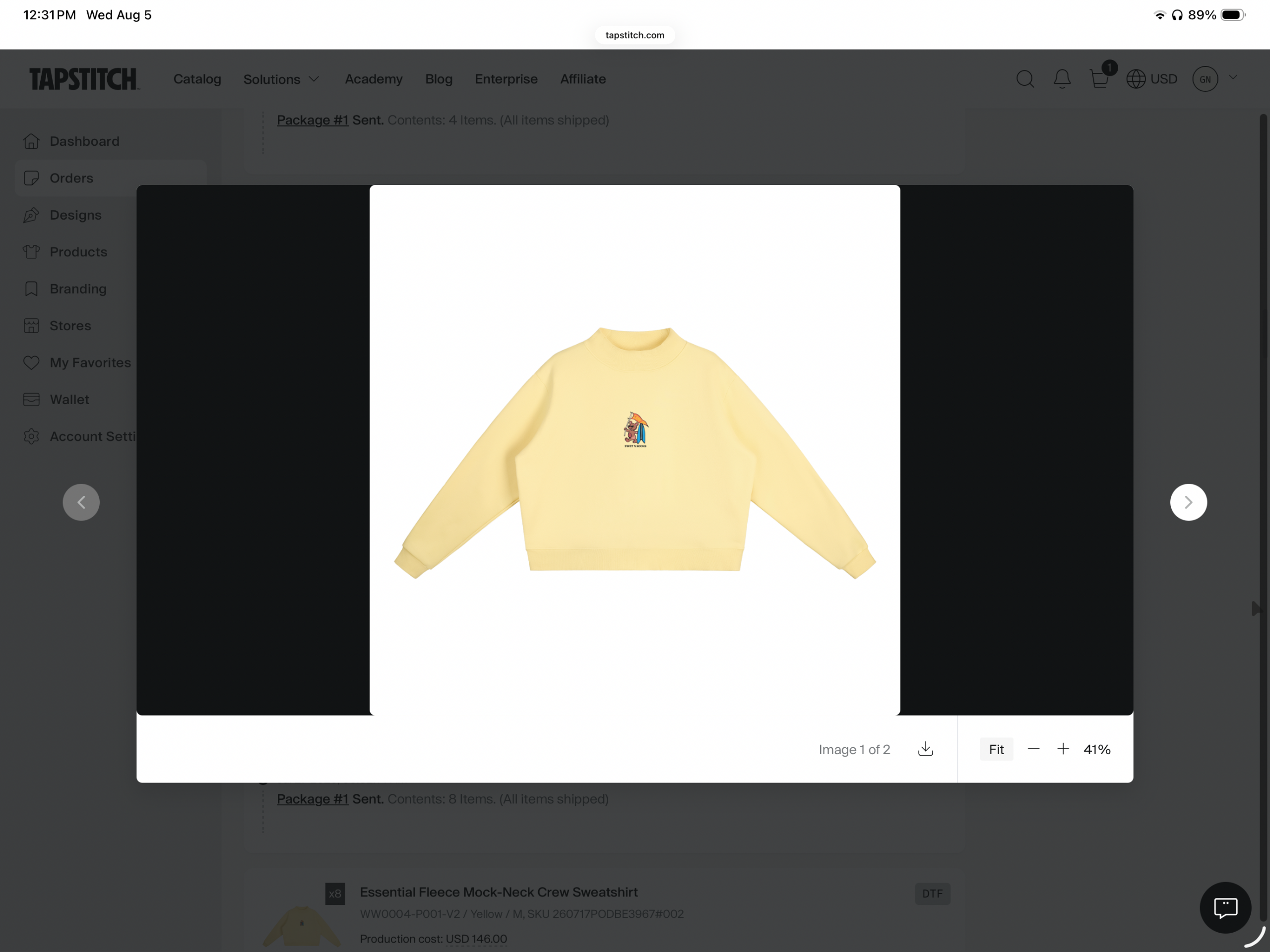 SWET yellow crew