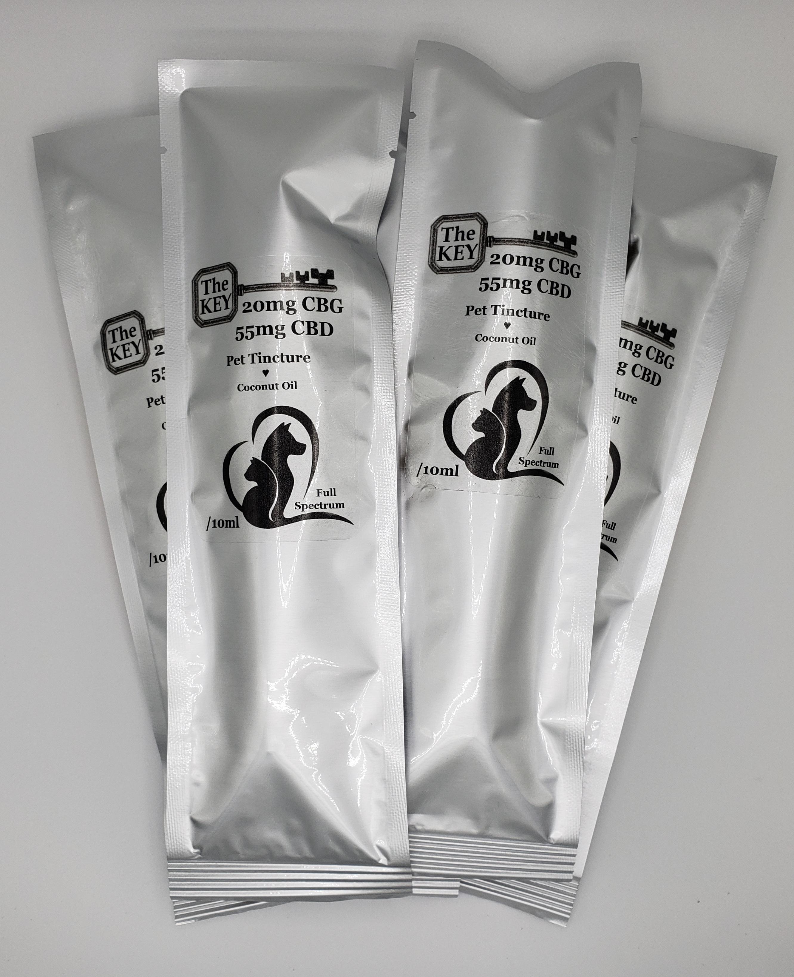 ? Pet Tincture ∞ Monthly Subscription ∞ Coconut Oil + 20mg CBG + 55mg CBD + ♥ /10ml