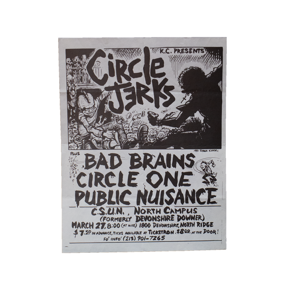 Circle Jerks -- 1981 [Handbill]