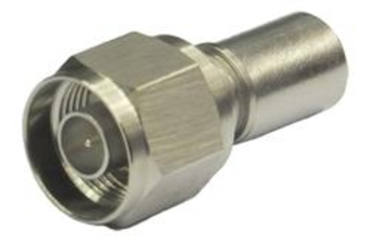 Commscope N male Connector; CNT-400 - Captive/Crimp