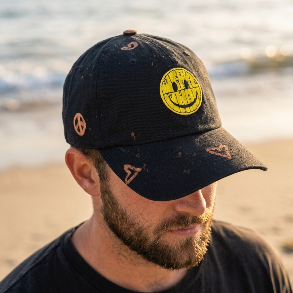 Peace Love Happy Daze Caps