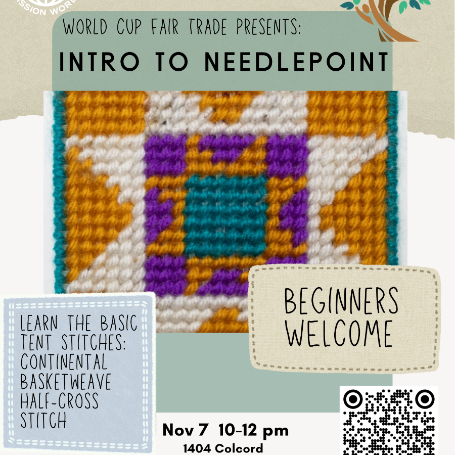 Fair Trade Workshop: Intro to Needlepoint