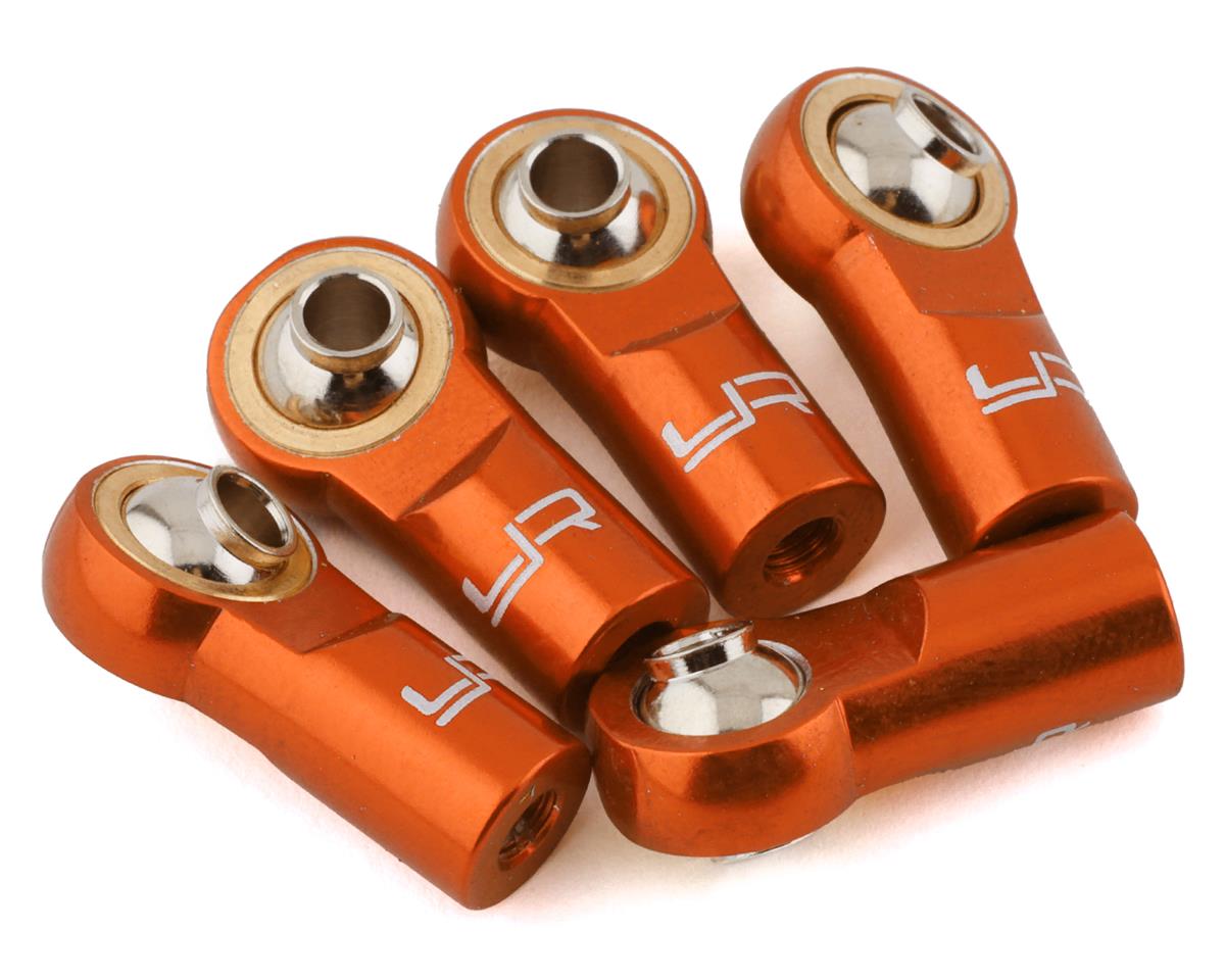 Aluminum M3 Rod Ends 5pcs Orange YA0550OR