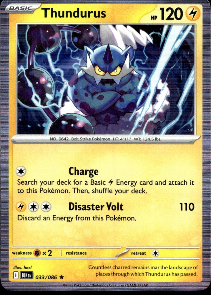Thundurus - SV10.5B 33/86