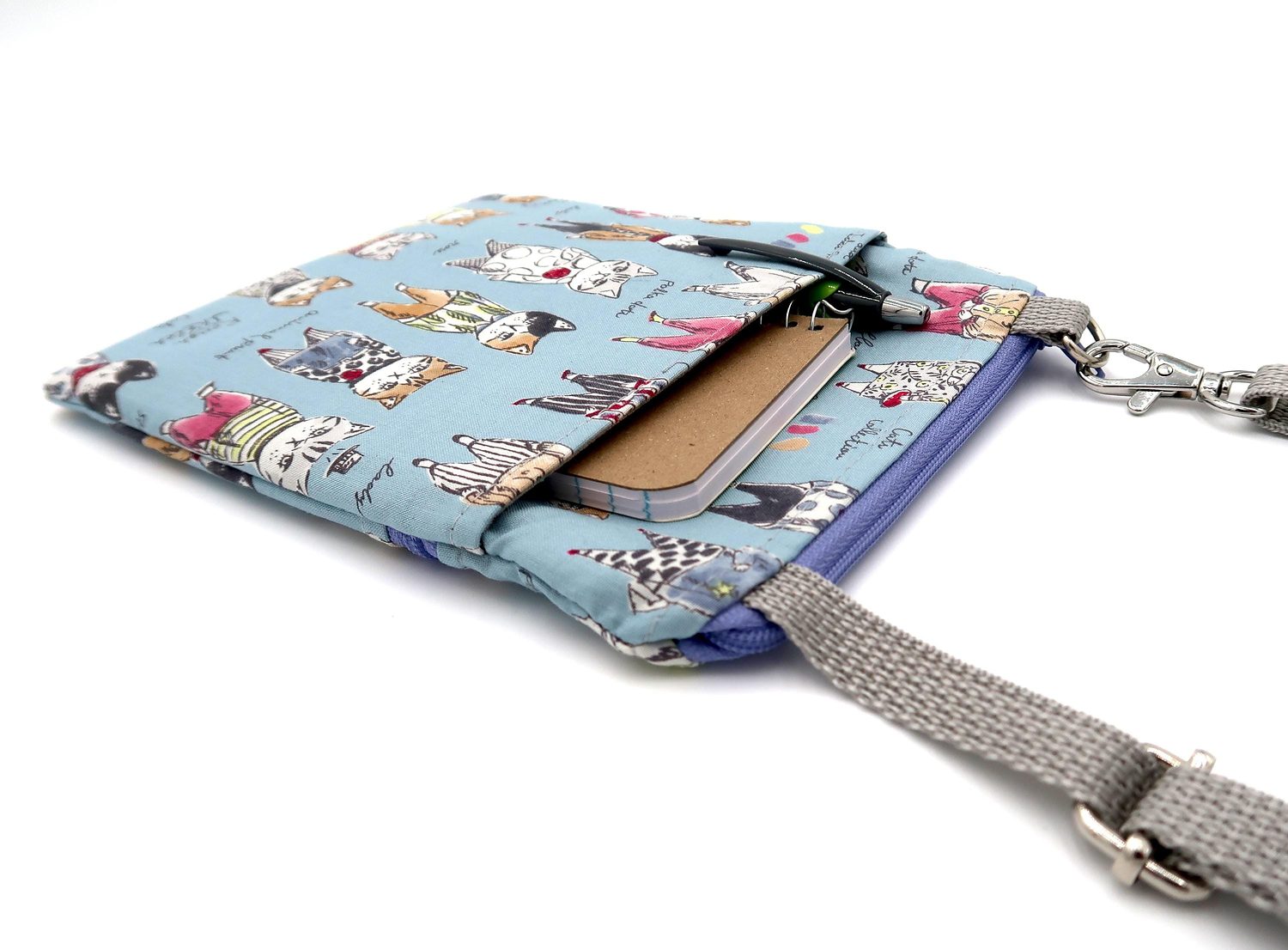 Small Crossbody Bag – Rough Sketch Cats, photo 14 of 18
