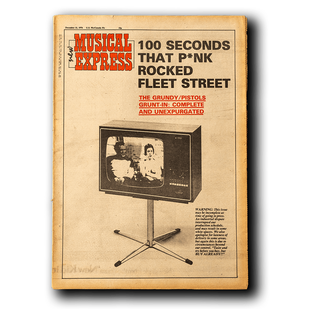 NME -- 100 Seconds That Punk Rocked Fleet Street [Magazine]