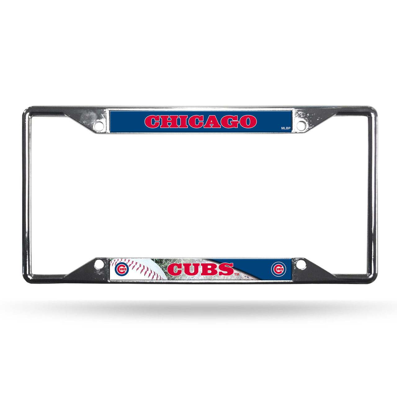 Chicago Cubs Chrome License Plate Frame