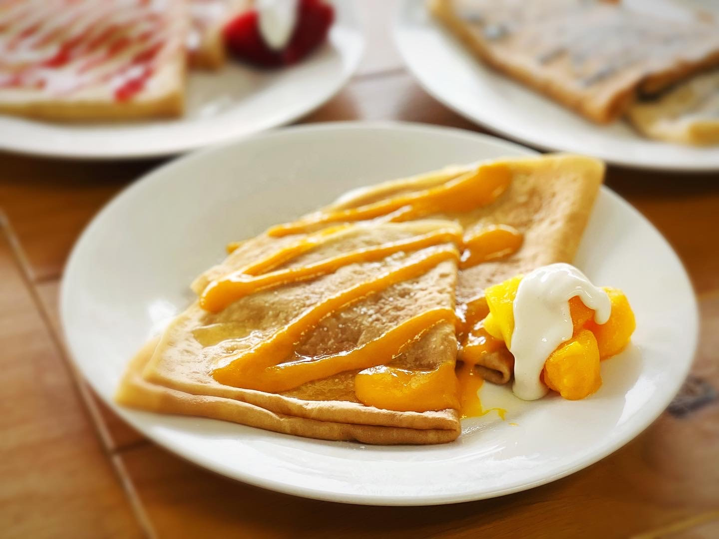 Mango Cream Cheese Crepe (V)