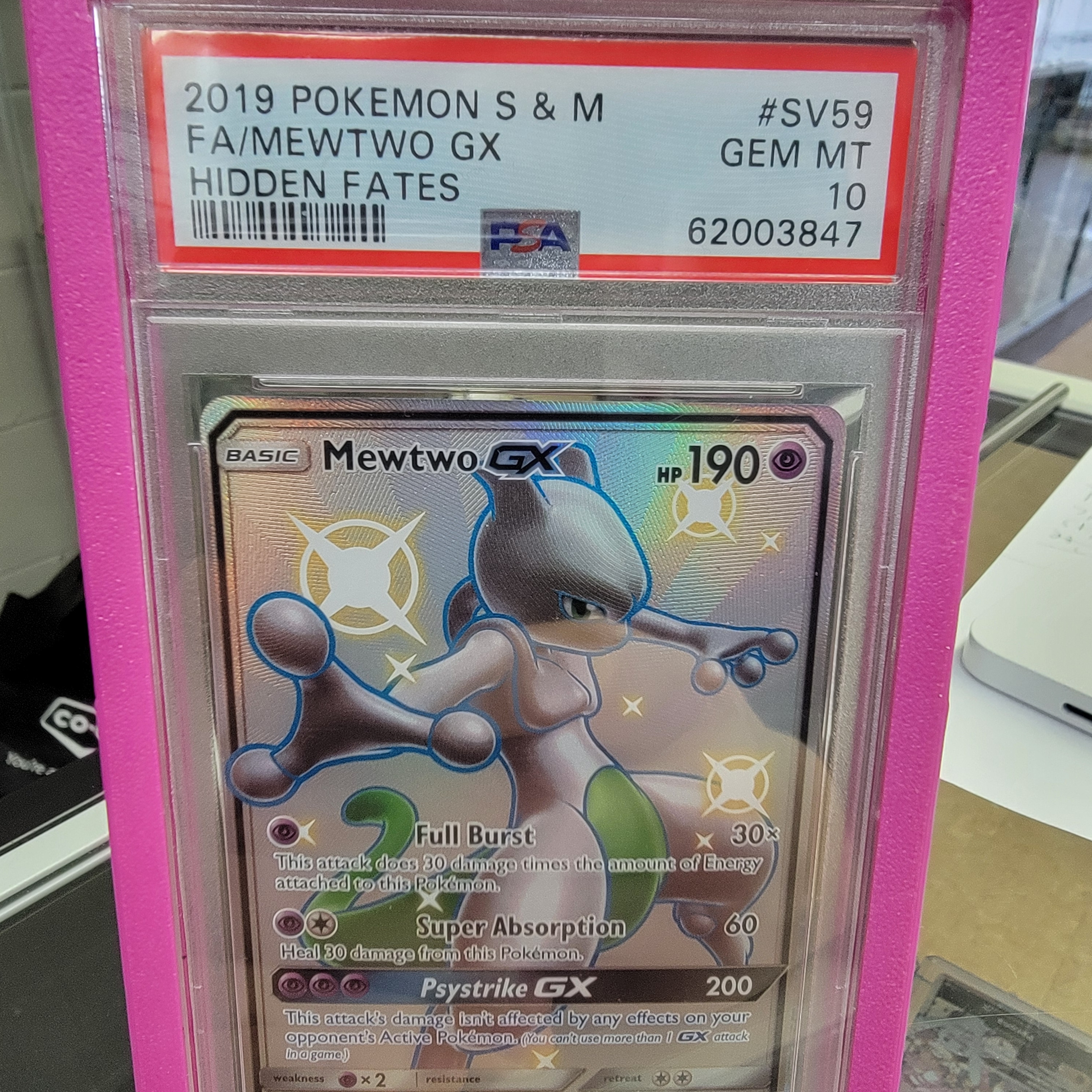 Psa 10 Mewtwo GX Hidden Fates Graded Cards