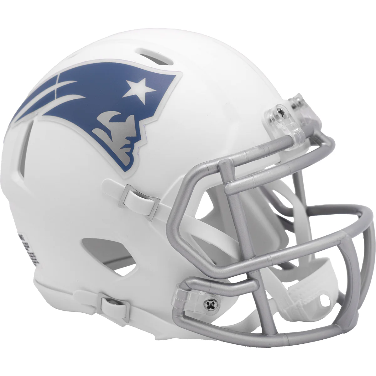 New England Patriots 2025 Riddell Rivalry Speed Mini Helmet