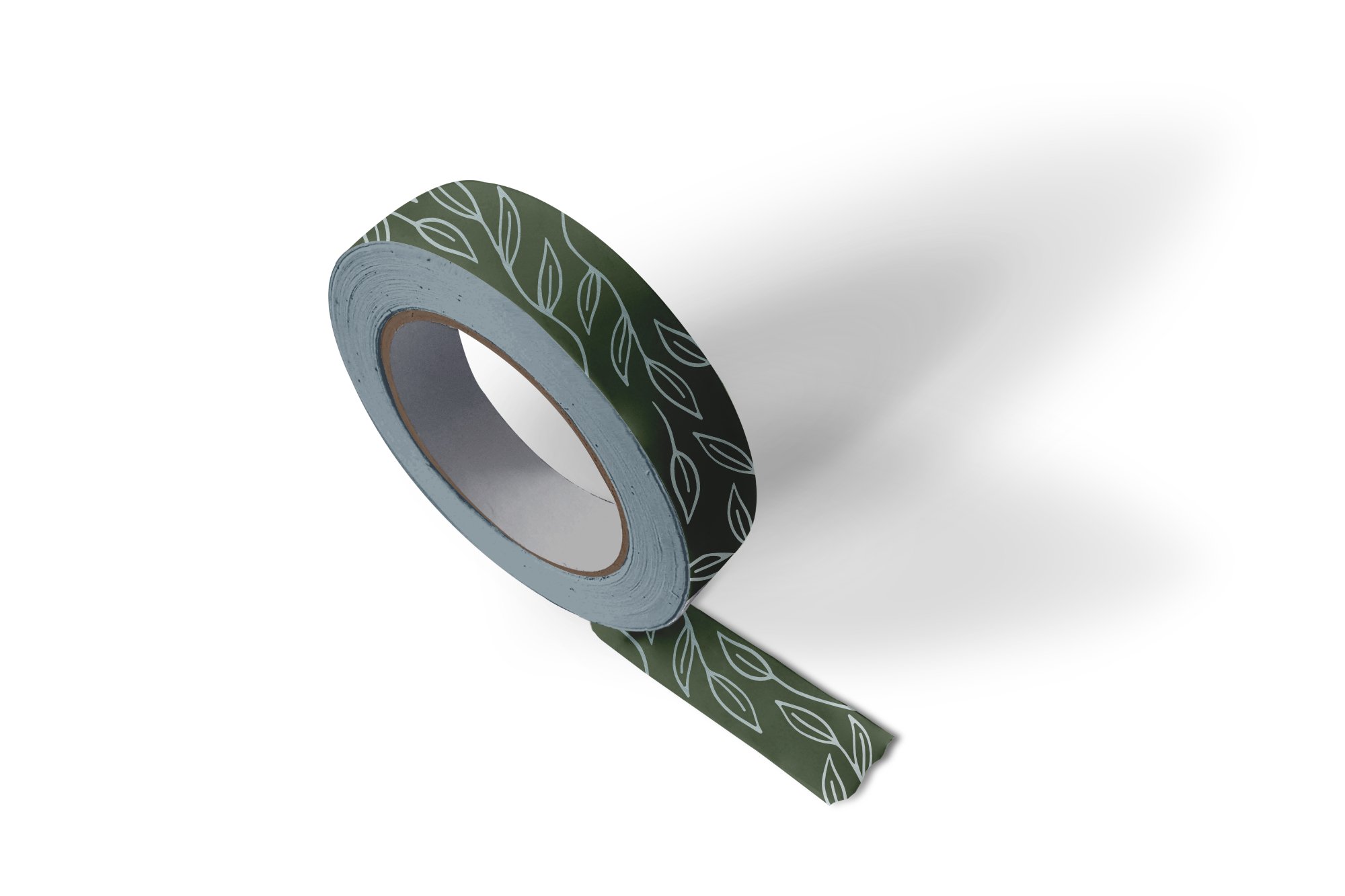 Ivy Silver Metallic (Green) 15mm Washi Tape