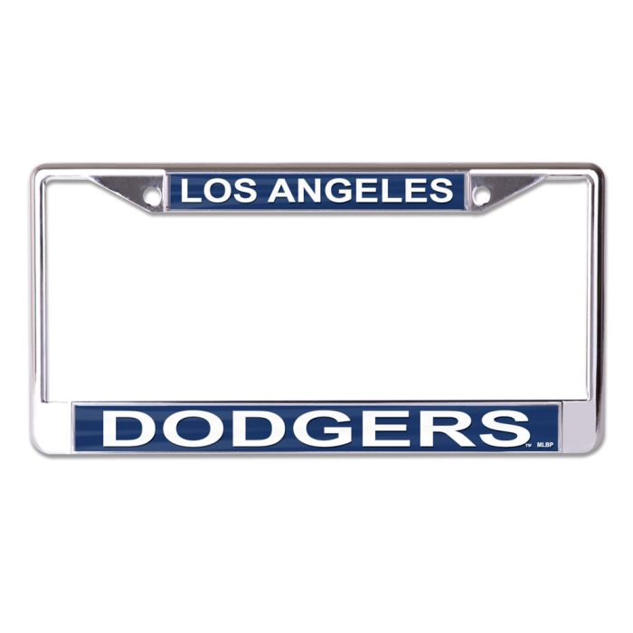 Los Angeles Dodgers Blue Laser Chrome License Plate Frame
