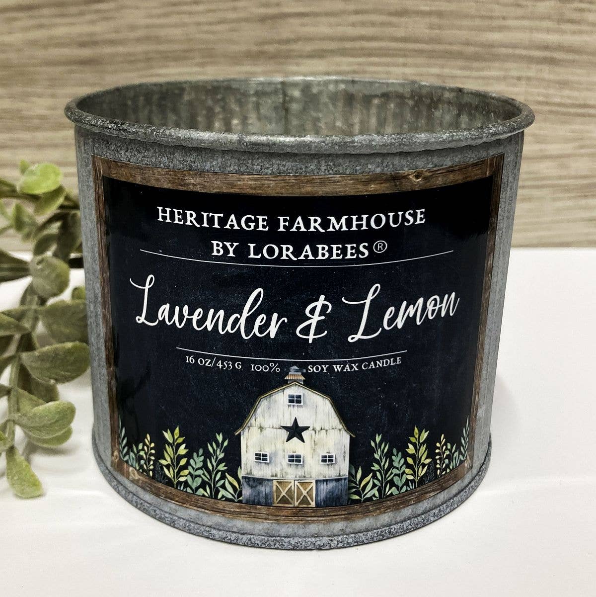 Lorabees - Lavender & Lemon Candle 