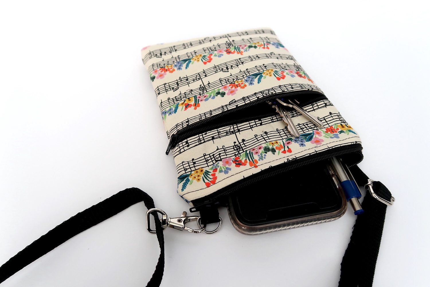 Small Crossbody Bag – Music Notes, photo 6 of 6
