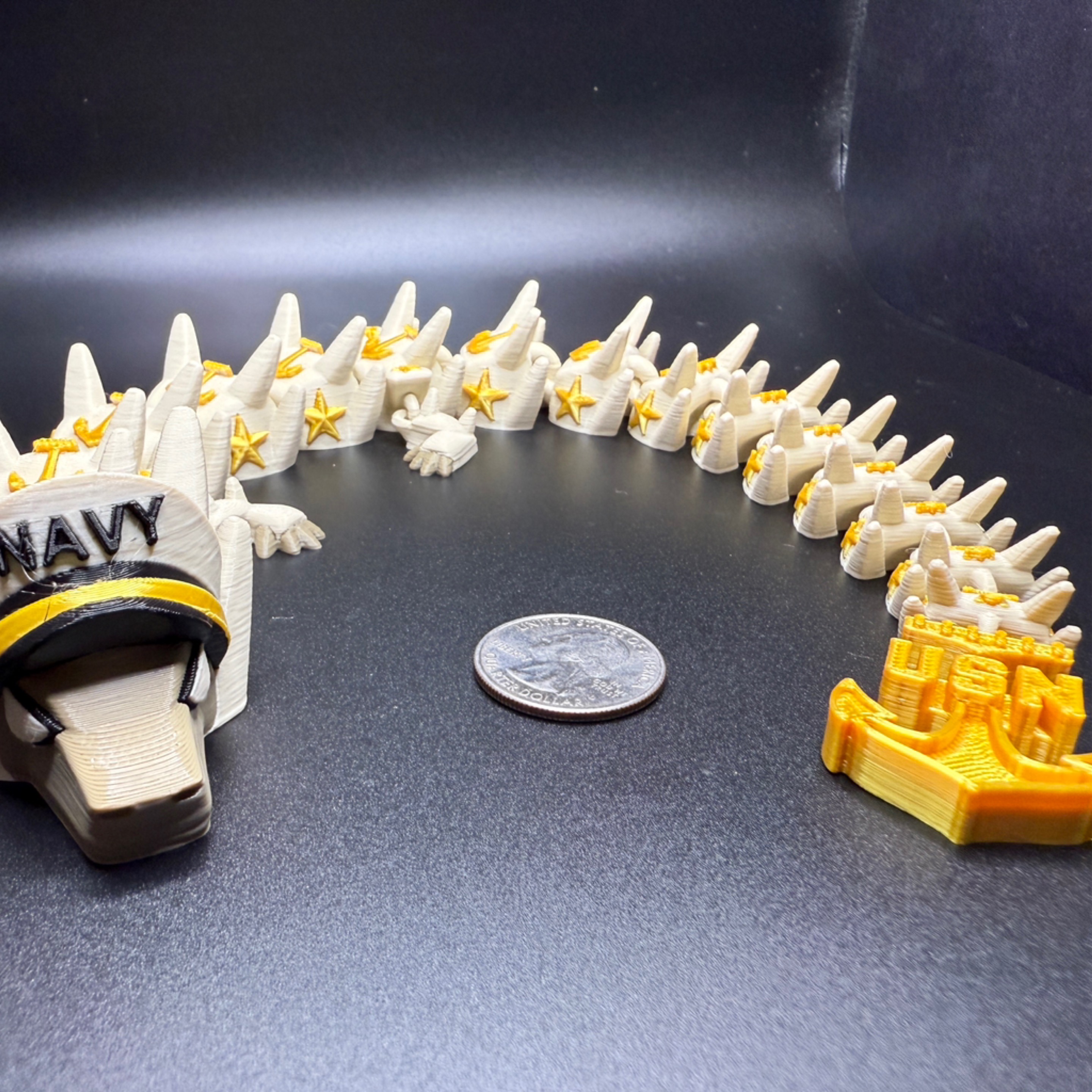 Navy dragon
