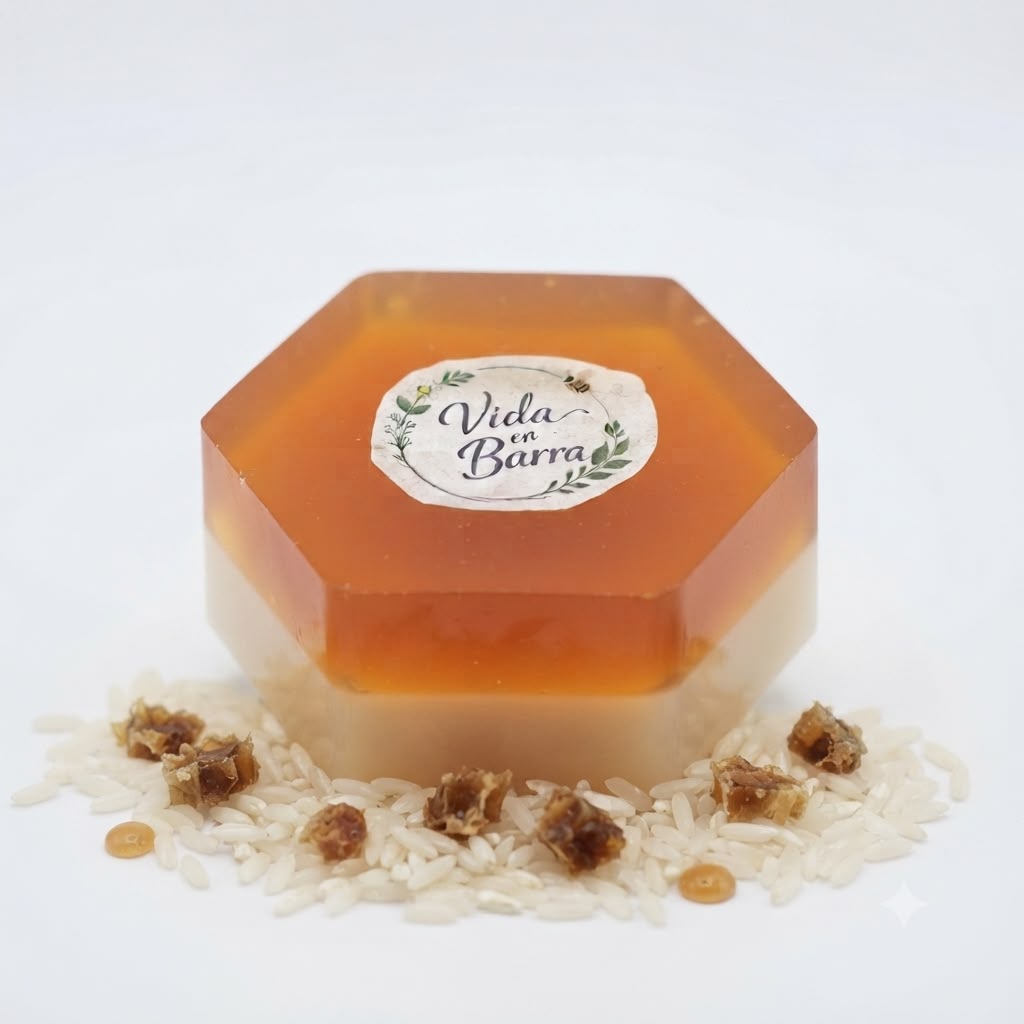 Jabón de Arroz y Leche de Cabra