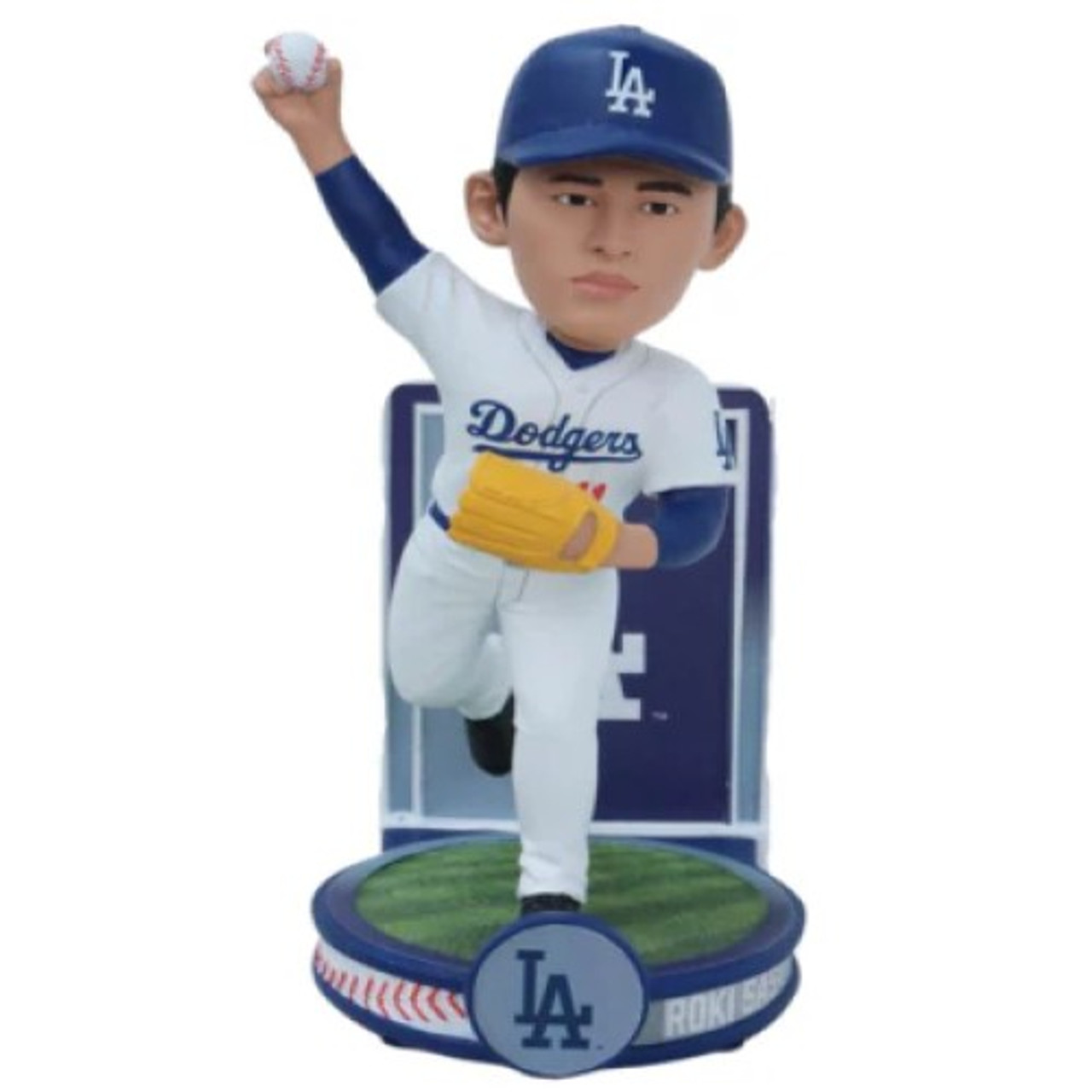 Los Angeles Dodgers Roki Sasaki Limited Edition 8" Banner Series Home Bobblehead