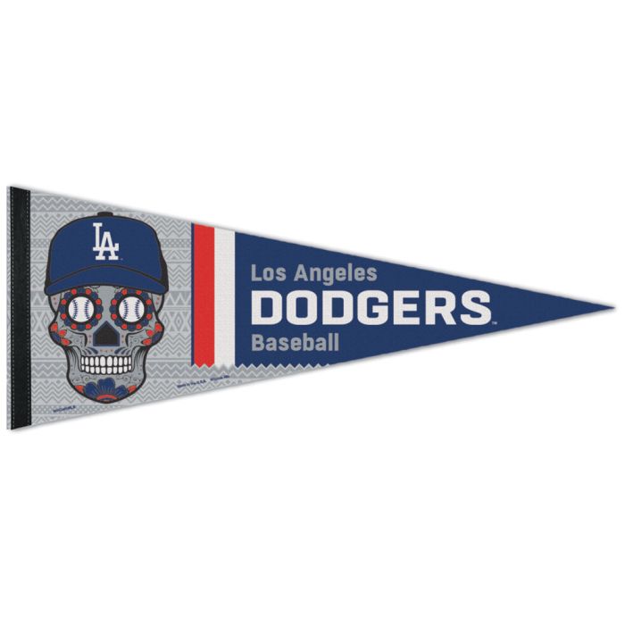 Los Angeles Dodgers Sugar Skulls Premium Pennant 12x30"