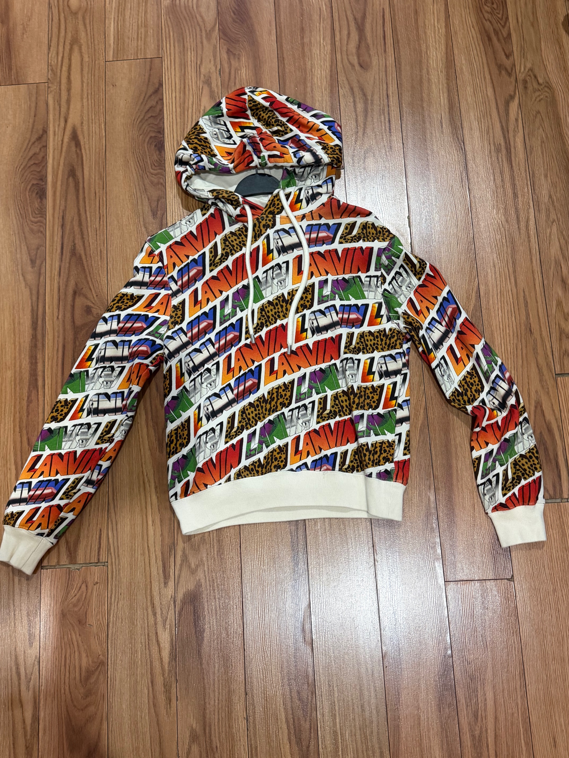 LANVIN x James Rosenquist Printed Crew Neck Hoodie ( USED )