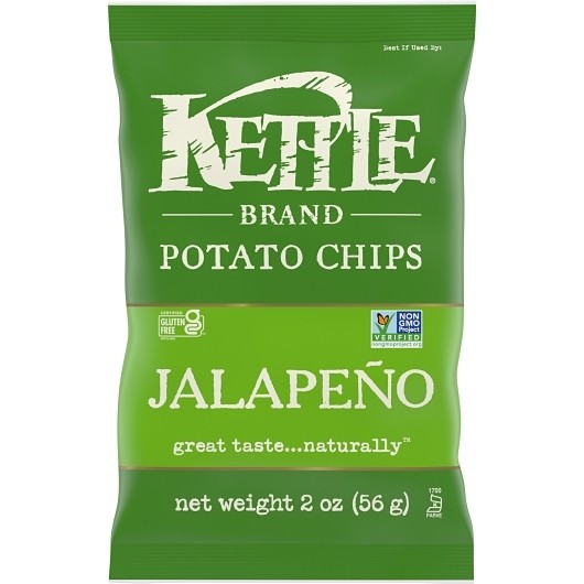 Kettle Brand Potato Chips Jalapeno  2oz 6ct